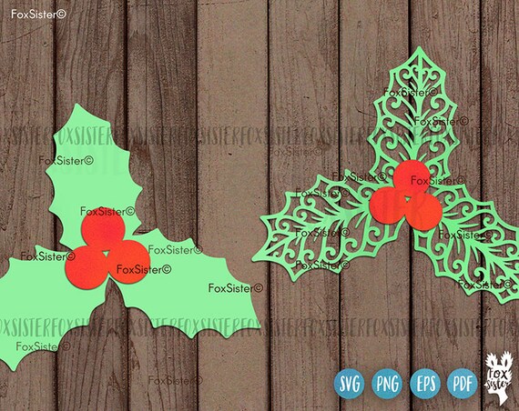 Download Free Christmas Holly Leaves Svg Mistletoe Svg Holly Svg Digital Etsy SVG DXF Cut File