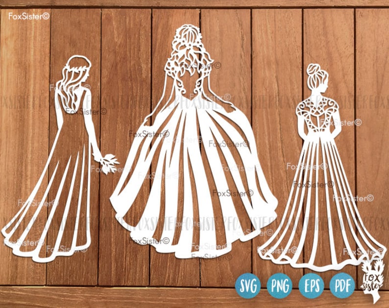 Free Free Wedding Gown Svg 802 SVG PNG EPS DXF File