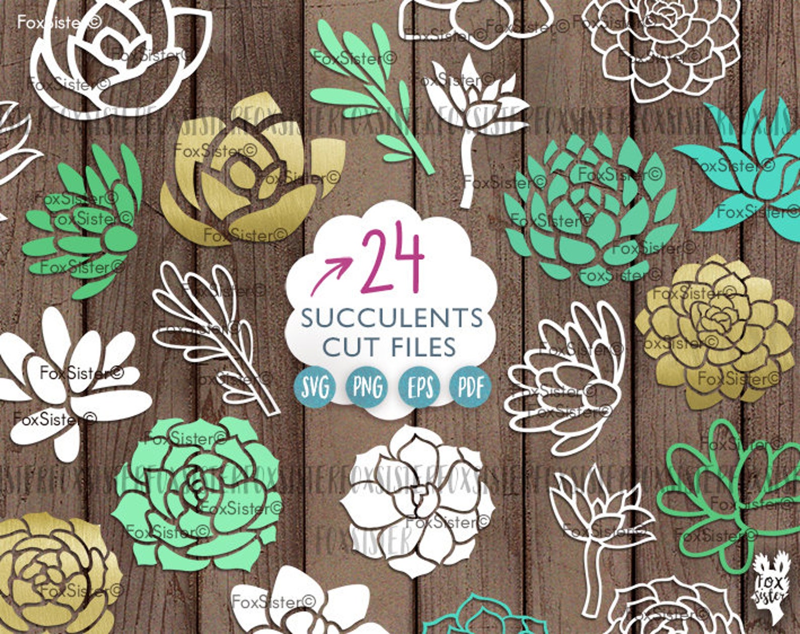 Download 24 Cactus Svg Bundle Succulents Svg plants svg Papercut | Etsy