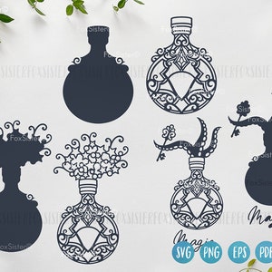 Potion Svg Files Potion Bottle Svg Bundle for Cricut and Silhouette, Witchy Svg, Magic ...