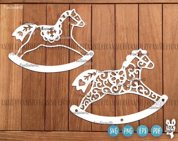 Download Rocking Horse Svg Toys Svg Presents Svg Christmas Svg Etsy