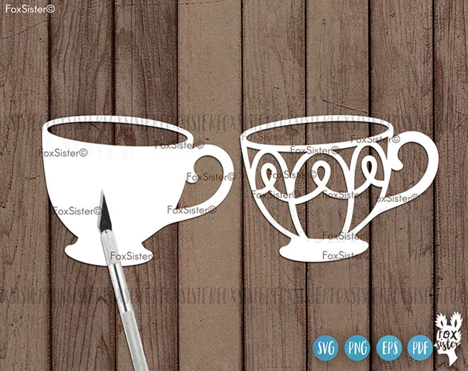 Coffee Tea Svg Cup Svg Bundle Tea Pot Clipart Cut Files - Etsy