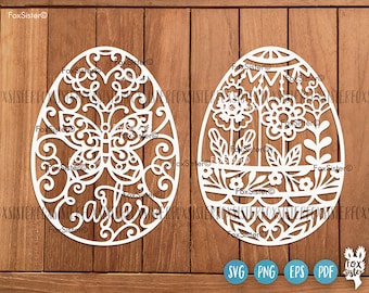 Big Easter Eggs Svg vector cut file designs, Easter egg Svg Clipart, Easter Svg Cut Templates, Png Cutting files for Cricut and Silhouette