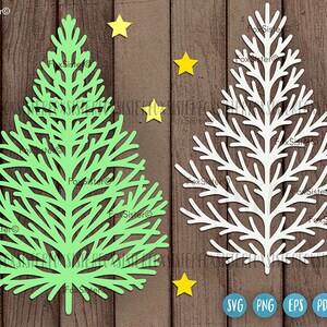 Arbre de Noël Svg pour Cricut et Silhouette, fichiers svg Noël, FoxSister, joyeux Noël svg, fichiers svg Noël, fichiers svg, svg arbre