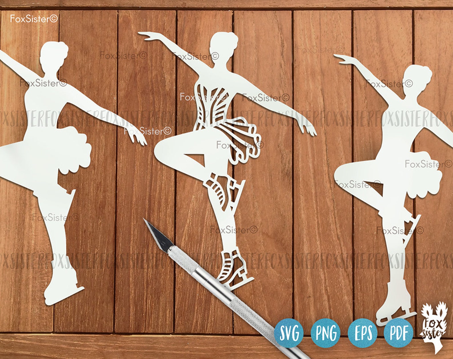 Figure Skating Svg Bundle for Cricut and Silhouette Ice - Etsy Canada