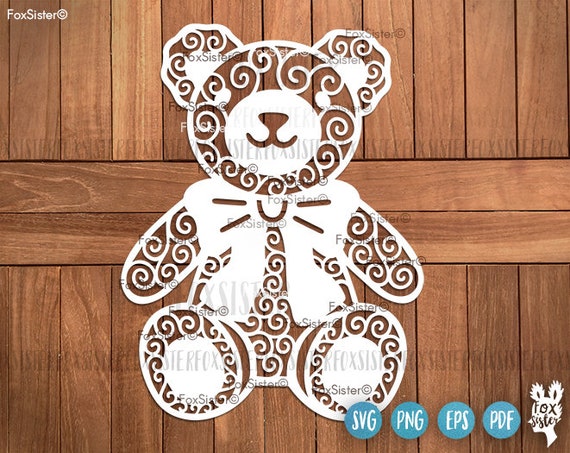 Download Bear Svg Teddy Bear Svg Baby Bear Svg Bear Cut File Toy | Etsy