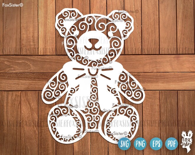 Download Bear Svg Teddy Bear Svg Baby Bear Svg Bear Cut File Toy Etsy