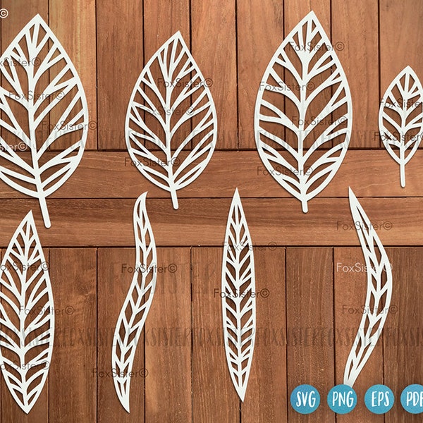 Leaves Svg bundle, Leaf Svg, Leaves Cutting Svg, Wreath elements svg, Nature svg, Plants Svg, Cricut svg, Silhouette svg, flower leaves svg