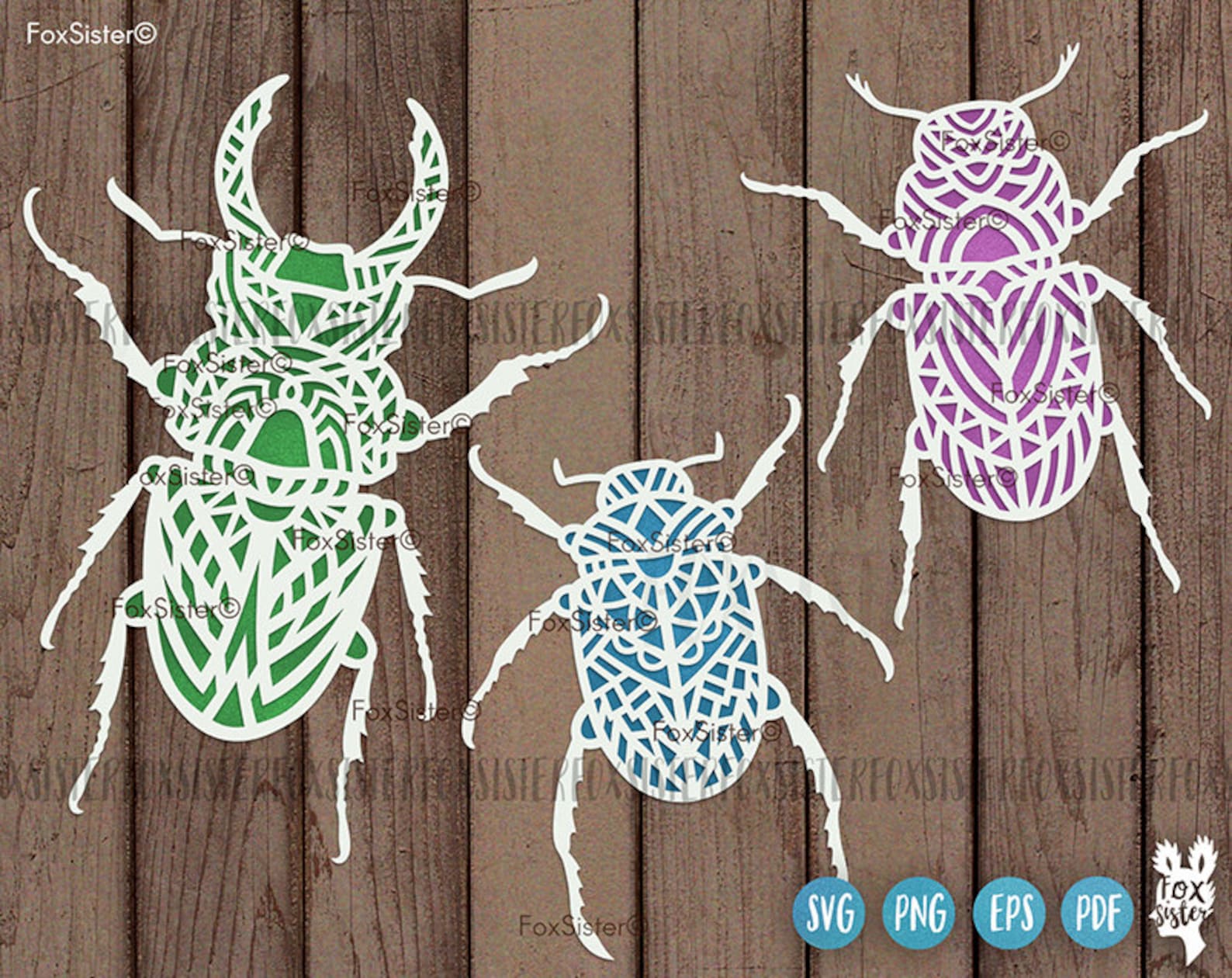 Insects Svg, Beetle Svg, Beetle Svg Bundle Cutting Files for Cricut and ...