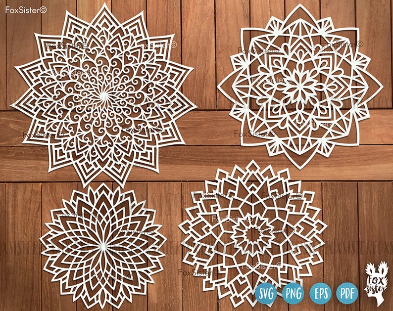 Download Mandala Svg Bundle vector cut files Set 2 Boho Svg design | Etsy