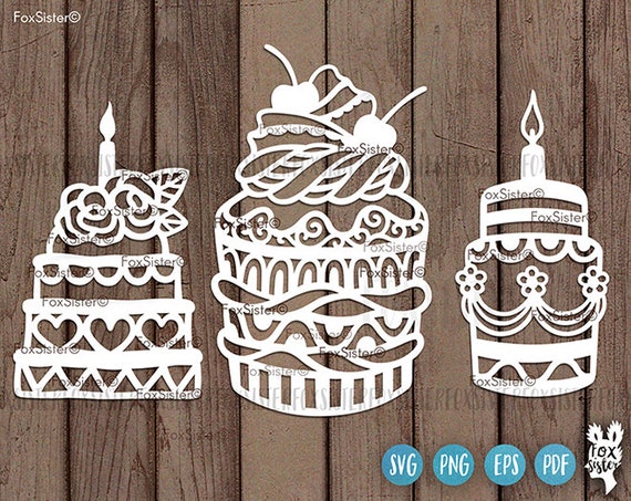 Download Birthday Cake Svg Bundle Cake Svg Birthday Cake Cut File Clipart Celebration Svg Die Cut Vector