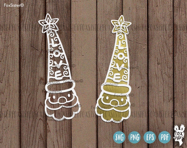 Santa Claus Svg Christmas Svg Svg Bundle Santa 6 Svg Cut - Etsy