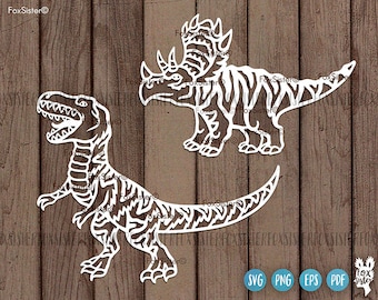 T-rex Dinosaur Svg Png vector cut file designs, Dinosaur Clipart, Dinosaur Silhouette, Dinosaur vector cutting files for Cricut Silhouette