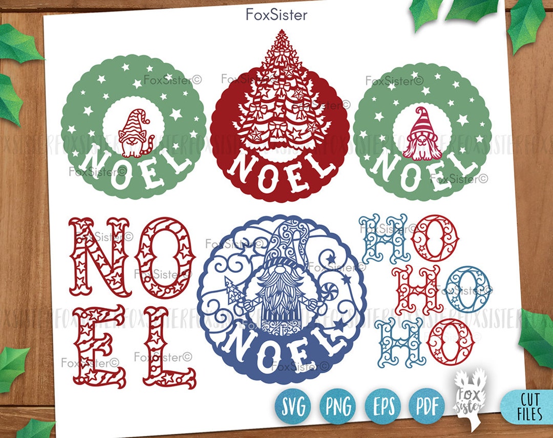 Christmas Svg Bundle for Cricut Silhouette, Christmas Svg Files ...