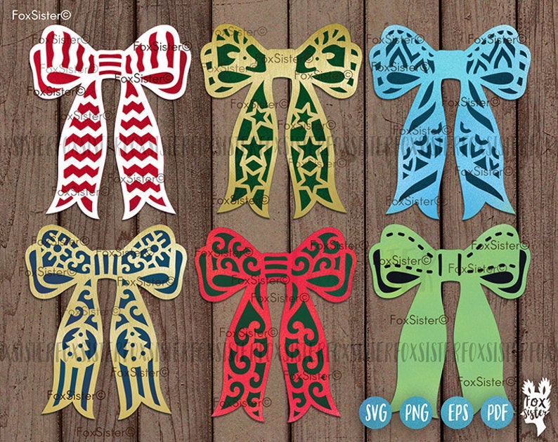Download Bow Svg file 6 Bows Svg Bundle Vector Bow Clip art | Etsy