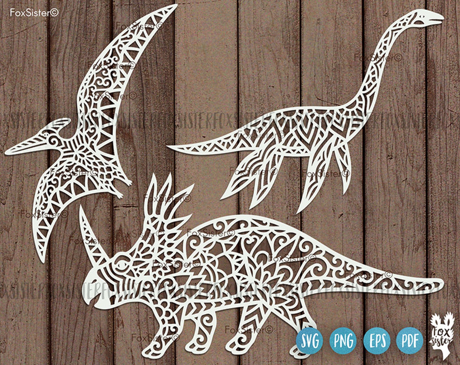 Dinosaur Svg for Cricut and Silhouette Dinosaur Vector | Etsy