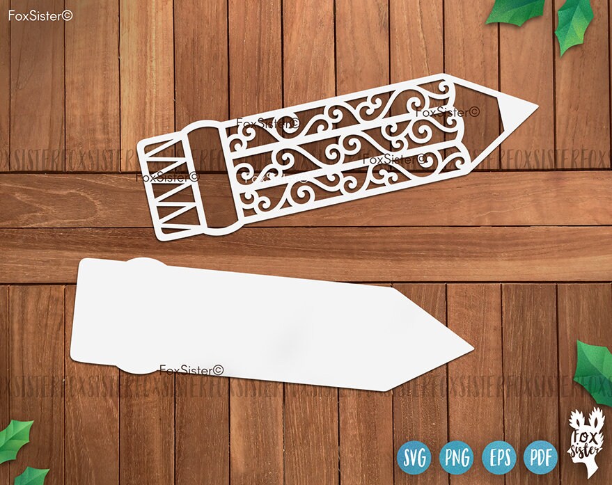 Pencil Svg Bundle for Cricut Silhouette, Laser Cutters, Teacher Svg ...