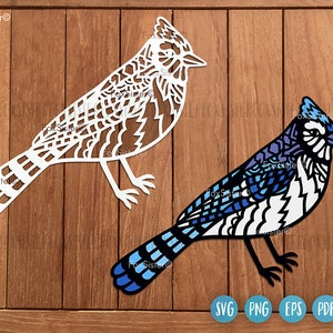 Blue jay svg dla Cricut i Silhouette, Animal Svg, FoxSister, blue jays svg, Svg plik do cięcia, Bird Svg, Birds Svg, plik svg, Vector Clipart