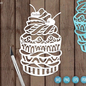 Birthday Cake Svg Bundle, Cake Svg, Birthday Cake Cut File Clipart, Celebration Svg, Die Cut, Vector, Decal, files for Cricut and Silhouette image 3