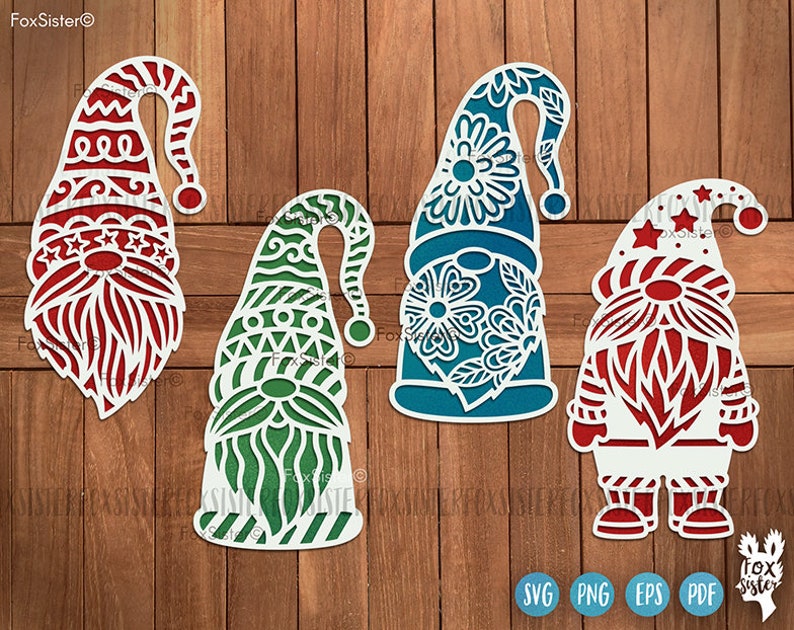 Christmas Gnome Svg for Cricut and Silhouette, Christmas Svg Files ...