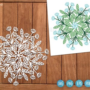 Blumen-Mandala-Svg, Mandala-Svg, Mandala-Blumen-Svg, Mandala-Clipart, Vektor-Clipart, Mandala-Schnittdatei, Mandala Cricut-Svg, Silhouette-Datei