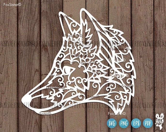 Download Fox Svg Cut File Cute Fox Svg Fox Face Vector Clipart Etsy