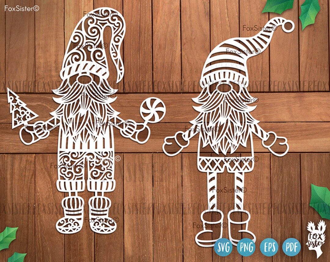 Christmas Gnome Svg Bundle for Cricut and Silhouette, Christmas Svg ...