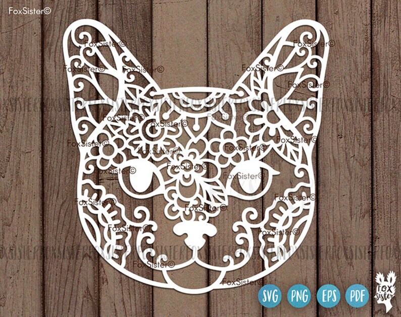 Download Cat Face Svg Cute Mandala Cat Face Svg Kitty Svg Clipart ...