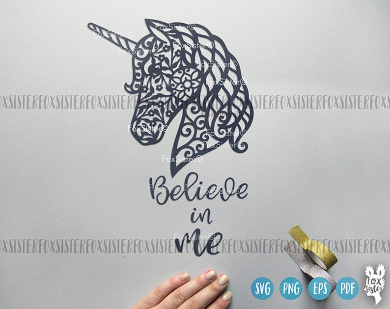 Download Clip Art Unicorn Clip Art Unicorn Head Svg Believe In Me Svg Mandala Unicorn Svg Wall Art Design Png And Vector Cut Files For Cricut Silhouette Art Collectibles