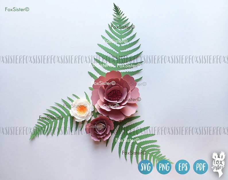 Download Leaves Svg SET 6 Fern Leaf Svg File 4 Designs Bundle ...