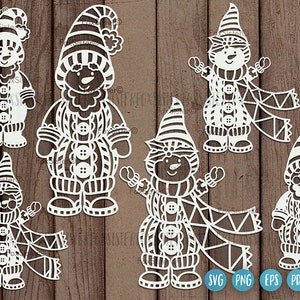 Snowman svg bundle for Cricut and Silhouette, Christmas svg files, FoxSister, Merry Christmas svg, snowman clipart, snowman png, holiday svg