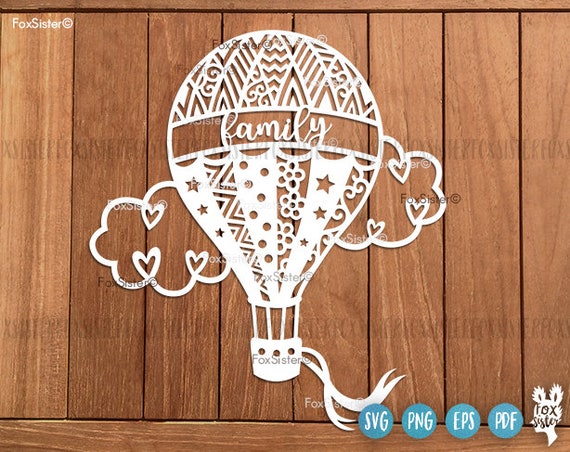 Download Family Svg Air Balloon Svg Family Cut File Adventure Svg Etsy