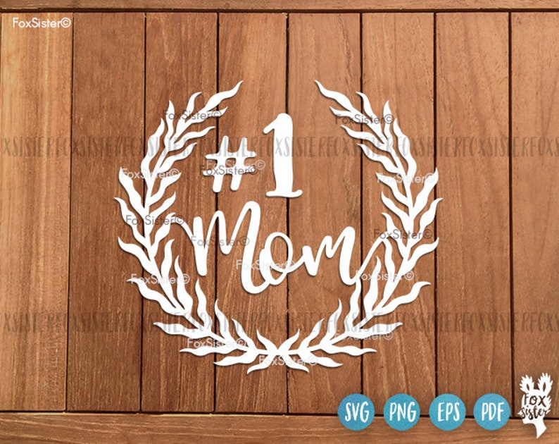 Download Number 1 Mom Svg Mother's Day Svg Mothers Day Svg Mom | Etsy