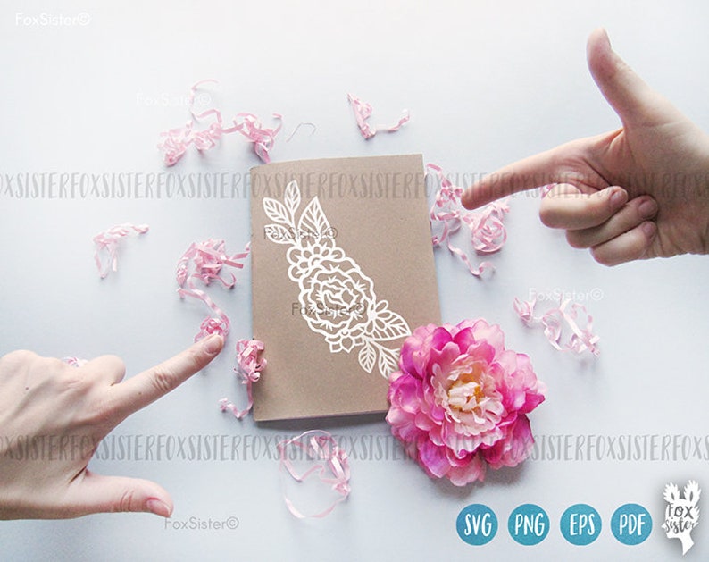 Flower Cut File Clipart Flowers designs Svg Clipart Floral Wreath Svg cut files for Cricut and Silhouette Rose Flower Svg Png files