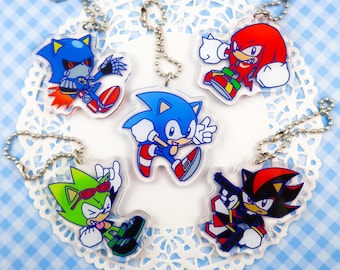Sonic and "Friends" Acrylic Keychain