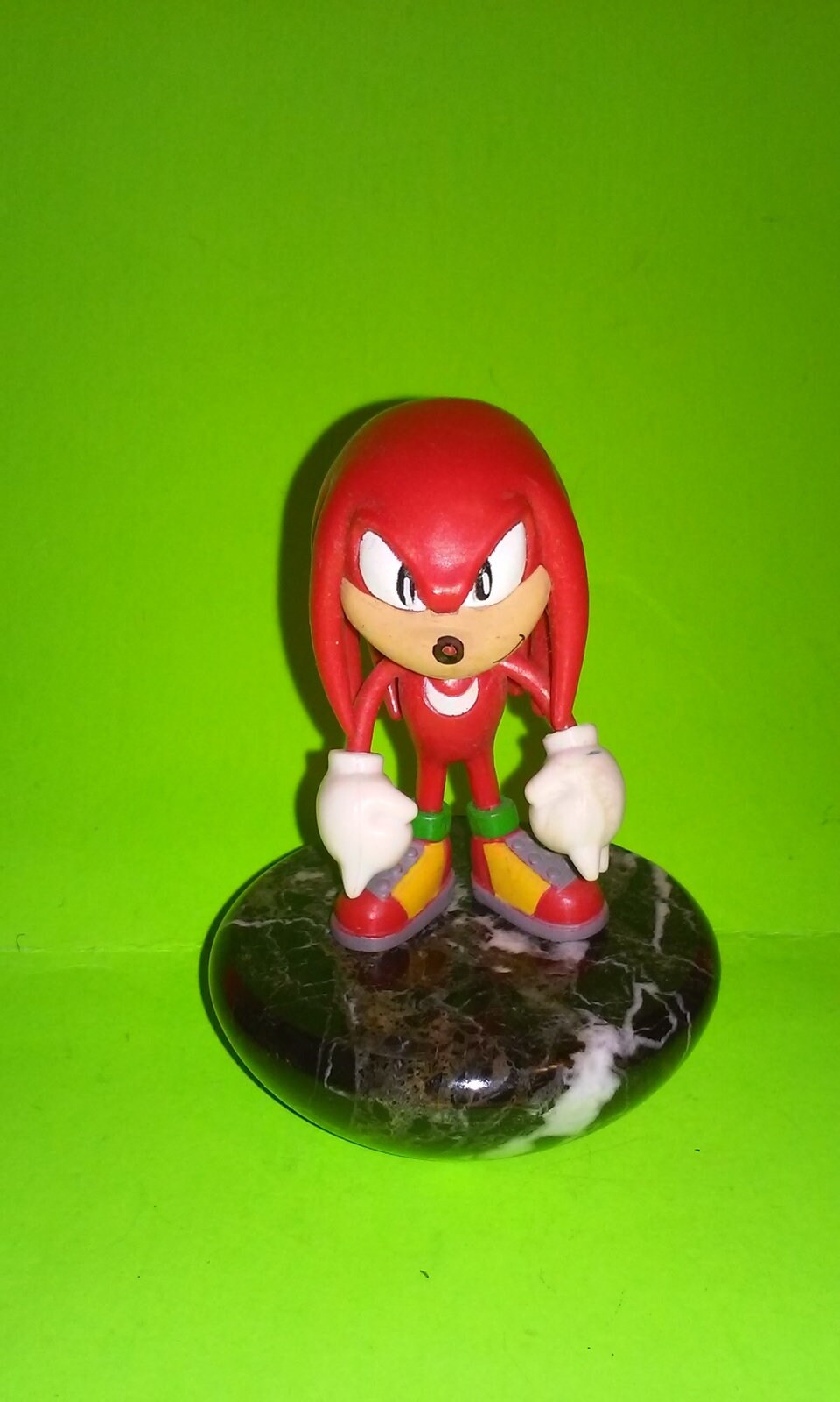 Knuckles The Echidna - Sonic the Hedgehog Super Posers wave 2 Action Figure  - Arte em Miniaturas