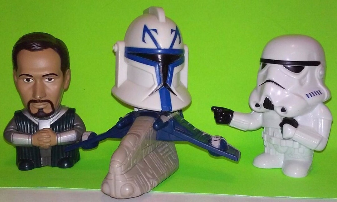 Star Wars Mcdonalds Burgerking Storm Trooper Bail Organa Figure Lot Etsy