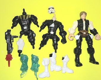 Onderdelen actiefiguur Hero Stamper