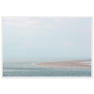 Serene Ufer von Cape Cod Druck, Küsten Foto, Küsten Wohnkultur, Pastell dekor, Holzgerahmtes Poster