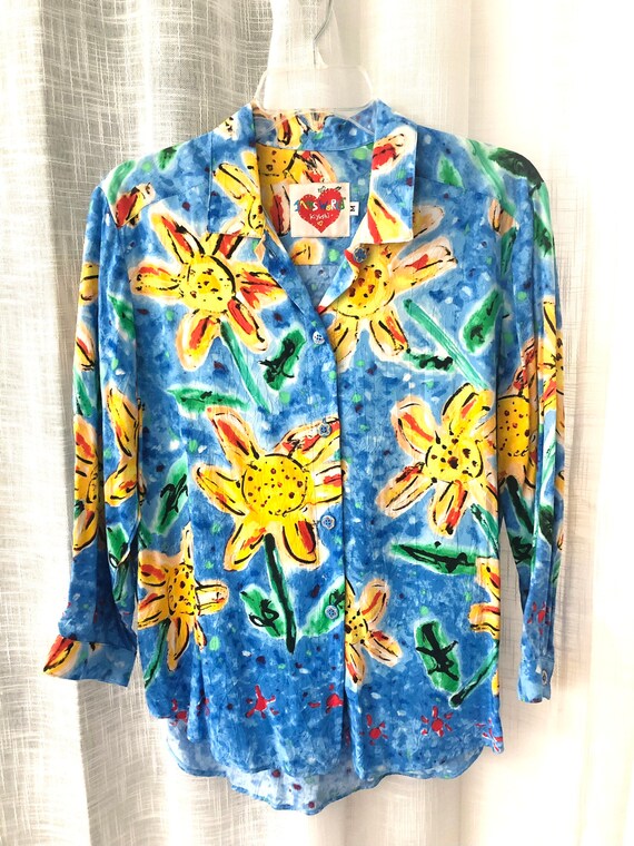 Vintage Jams World Aloha Shirt Kiyoshi 100% rayon mad… - Gem