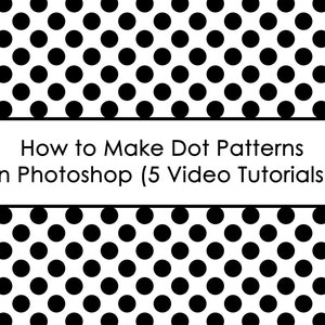 How to make polka dot patterns in photoshop ecourse AllAboutTheHouse how to make paper overlays to use for printables fabric home decor etc.