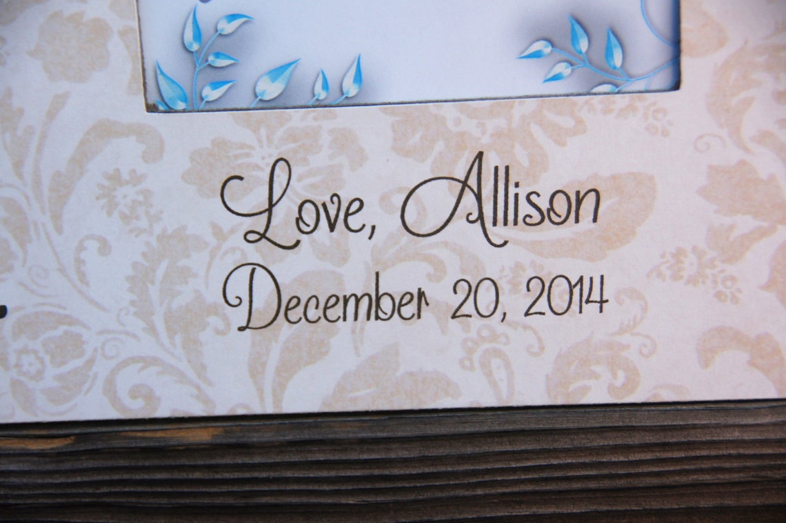 Personalized Picture Frame Mother of the Bride Gift Wedding Etsy