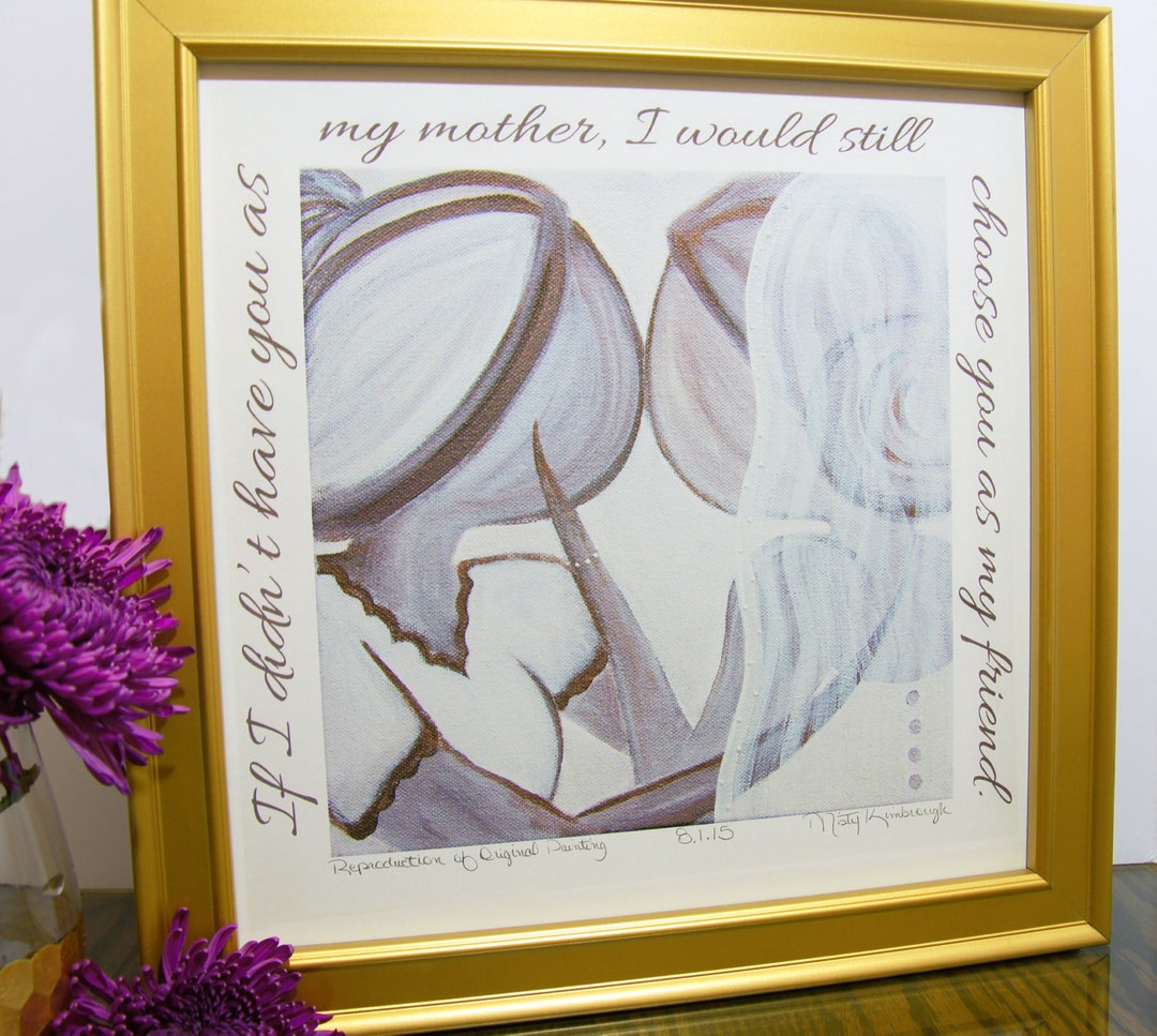 READY TO SHIP, Daughter Mother Gift, Inspirational Quote, Art Print ...