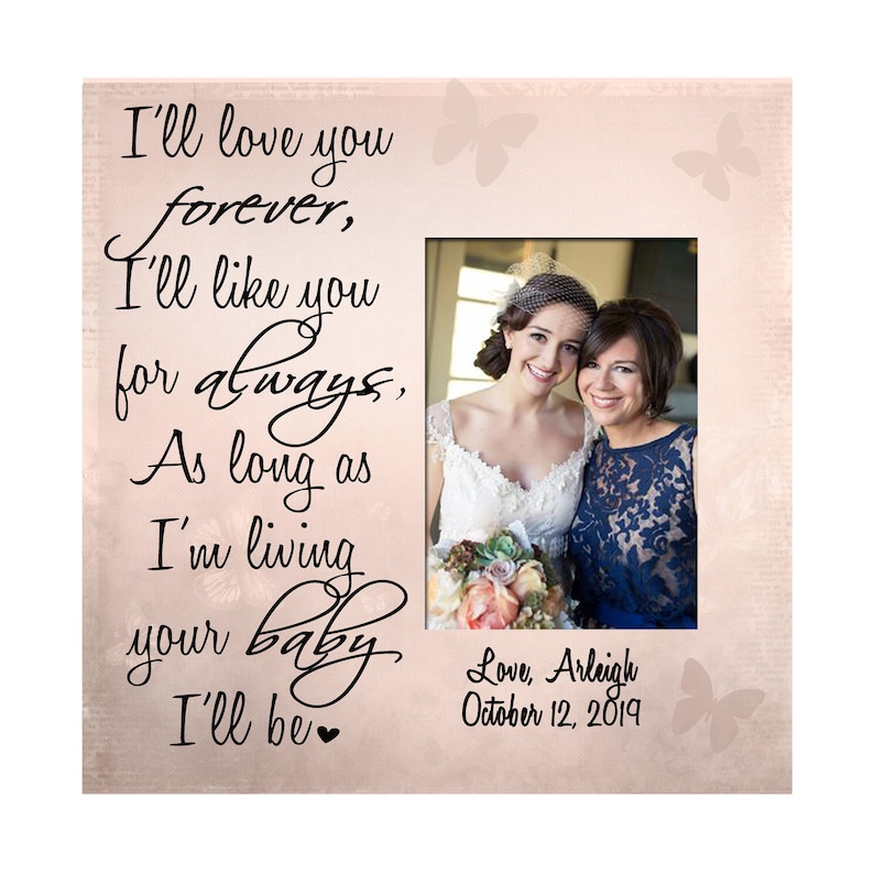 Personalized Mother of the Bride Wedding Picture Frame Etsy