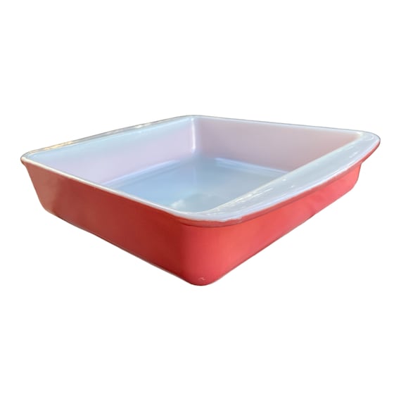 Pyrex Flamingo Pink or Desert Dawn Square Brownie Pan 