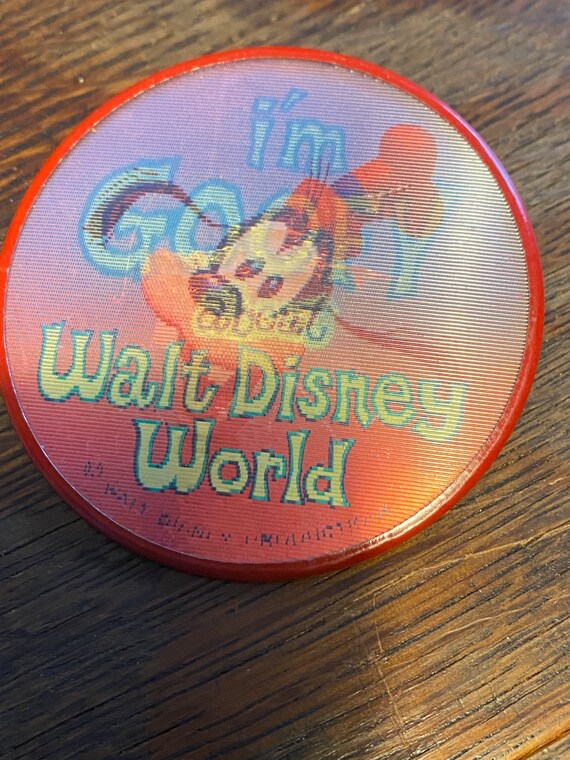 Walt Disney World Vari-Vue Pin Back Button, Goofy… - image 7