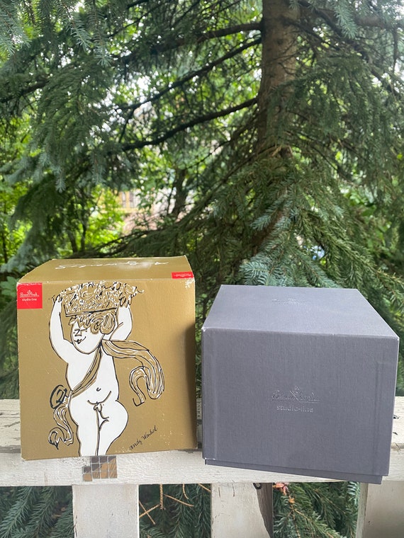 Andy Warhol Golden Angels Rosenthal Porcelain Christmas Ornament