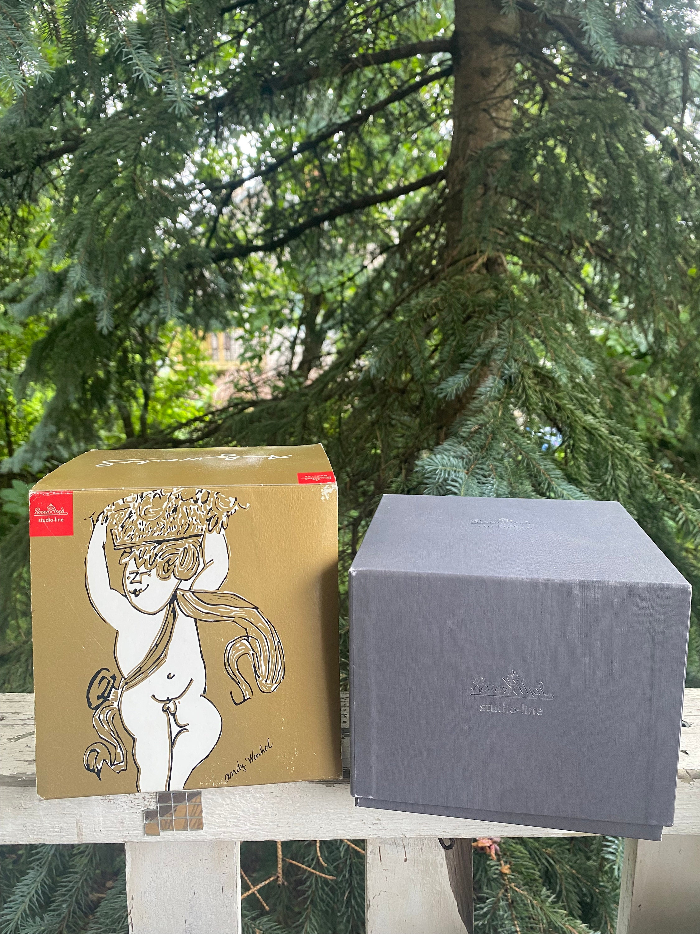 Andy Warhol Golden Angels Rosenthal Porcelain Christmas