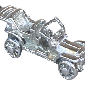 Vintage Old Car Charm Sterling Silver Jewelry
