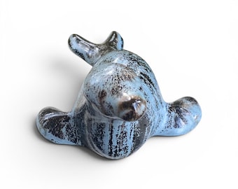 Blue Mountain Pottery Seal Pup Figurine – Blue Slate Glaze Canadian Collectable